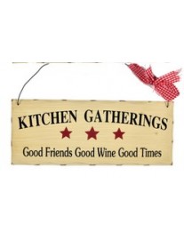 Country Kitchen Gatherings Plaque 